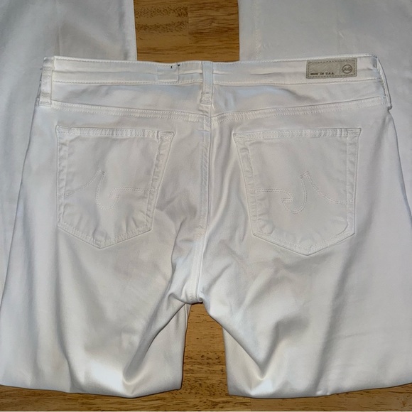 AGOLDE AG Adriano Goldschmied white the Angel bootcut Jeans 30R soft stretchy - Picture 4 of 12